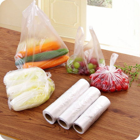 加厚點(diǎn)斷式冰箱食物保鮮袋 手提背心式大號(hào)食品袋的實(shí)用解析