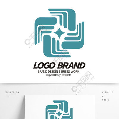簡約現(xiàn)代藍色線條F字母企業(yè)LOGO設計 專業(yè)、信賴與未來的視覺象征